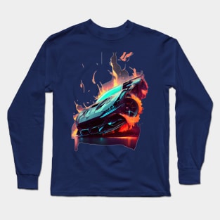 Bold Lamborghini Style T-Shirt Design Long Sleeve T-Shirt